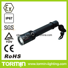 Lumière portative rechargeable de torche de la flamme LED de LED, lampe-torche rechargeable anti-déflagrante de LED